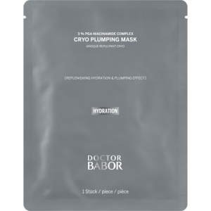 Babor Cryo Plumping Mask in elegant jar, cooling mask for firm and refreshed skin.
