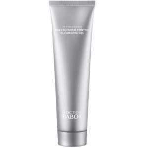 Babor Daily Blemish Control Cleansing Gel in sleek tube, purifying face cleanser for blemish-prone skin.
