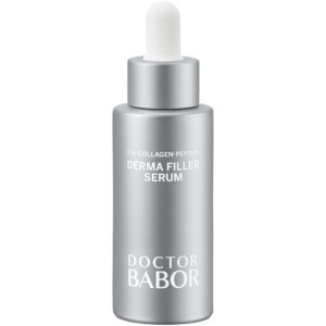 Babor Derma Filler Serum in sleek dropper bottle, targeted treatment for plump and smooth skin.