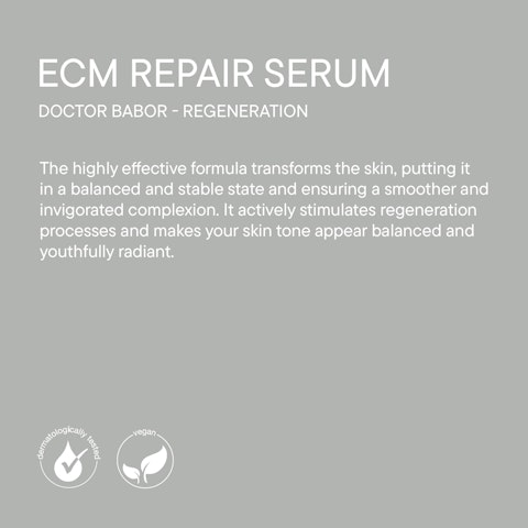 babor-ecm-repair-serum-2 Babor ECM Repair Serum, lightweight serum designed to improve elasticity and firmness.