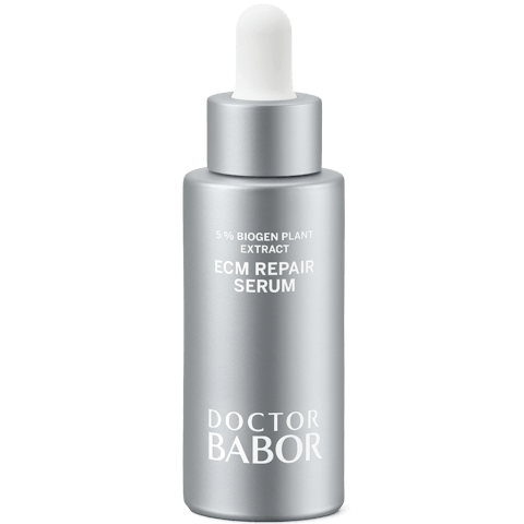babor-ecm-repair-serum Babor ECM Repair Serum in elegant dropper bottle, intensive skincare for skin regeneration.