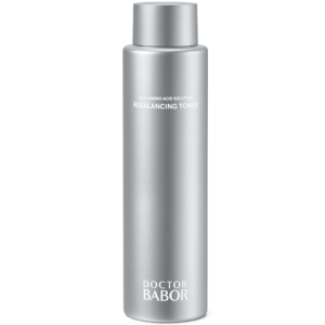 Babor Rebalancing Toner in sleek bottle, soothing facial toner for daily skincare routine.